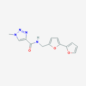 N-([2,2'-bifuran]-5-ylmethyl)-1-methyl-1H-1,2,3-triazole-4-carboxamide