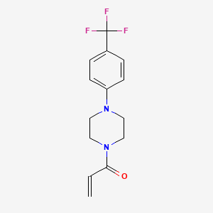 1-[4-[4-(Trifluoromethyl)phenyl]piperazin-1-yl]prop-2-en-1-one