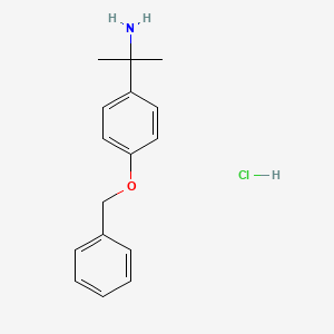1-(4-Benzyloxyphenyl)-1-methylethylamine hydrochloride