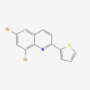 6,8-Dibromo-2-thiophen-2-ylquinoline