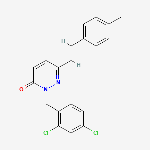 2-(2,4-dichlorobenzyl)-6-(4-methylstyryl)-3(2H)-pyridazinone