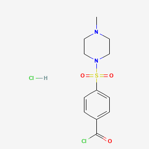 4-[(4-Methylpiperazin-1-yl)sulfonyl]benzoyl chloride hydrochloride
