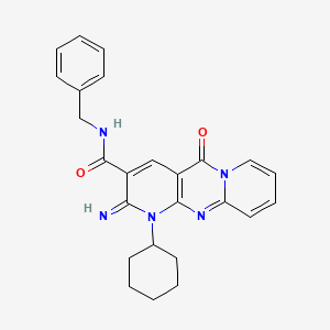 N-Benzyl-1-cyclohexyl-2-imino-5-oxo-1,5-dihydro-2H-dipyrido[1,2-A:2,3-D]pyrimidine-3-carboxamide
