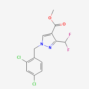 Methyl 1-(2,4-dichlorobenzyl)-3-(difluoromethyl)-1H-pyrazole-4-carboxylate