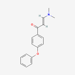 molecular formula C17H17NO2 B2647643 3-(Dimethylamino)-1-(4-phenoxyphenyl)-2-propen-1-one CAS No. 241488-13-1