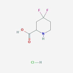 4,4-Difluoropiperidine-2-carboxylic acid hydrochloride