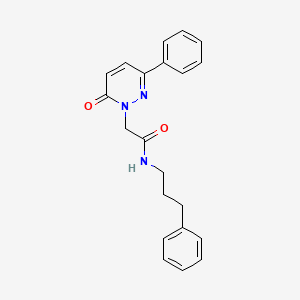 2-(6-oxo-3-phenylpyridazin-1(6H)-yl)-N-(3-phenylpropyl)acetamide