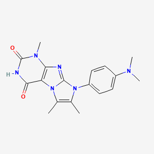 6-[4-(Dimethylamino)phenyl]-4,7,8-trimethylpurino[7,8-a]imidazole-1,3-dione