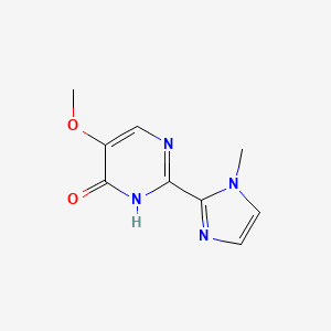 5-methoxy-2-(1-methyl-1H-imidazol-2-yl)-3,4-dihydropyrimidin-4-one