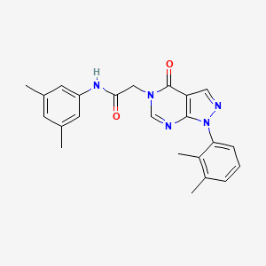 N-(3,5-dimethylphenyl)-2-[1-(2,3-dimethylphenyl)-4-oxo-1H,4H,5H-pyrazolo[3,4-d]pyrimidin-5-yl]acetamide