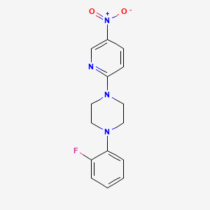 1-(2-Fluorophenyl)-4-(5-nitro-2-pyridinyl)piperazine
