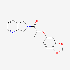 2-(benzo[d][1,3]dioxol-5-yloxy)-1-(5H-pyrrolo[3,4-b]pyridin-6(7H)-yl)propan-1-one