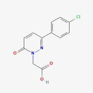 [3-(4-chlorophenyl)-6-oxopyridazin-1(6H)-yl]acetic acid