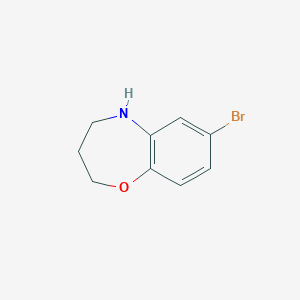 molecular formula C9H10BrNO B2647785 7-Bromo-2,3,4,5-tetrahydro-1,5-benzoxazepine CAS No. 1268111-65-4