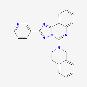 5-(3,4-dihydro-1H-isoquinolin-2-yl)-2-pyridin-3-yl-[1,2,4]triazolo[1,5-c]quinazoline
