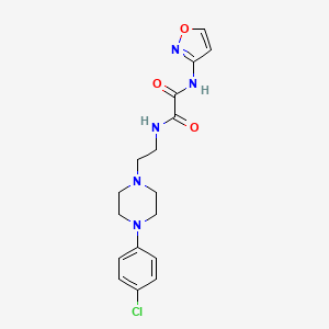 N1-(2-(4-(4-chlorophenyl)piperazin-1-yl)ethyl)-N2-(isoxazol-3-yl)oxalamide