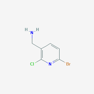 (6-Bromo-2-chloropyridin-3-YL)methanamine