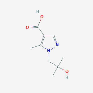 1-(2-Hydroxy-2-methylpropyl)-5-methyl-1H-pyrazole-4-carboxylic acid