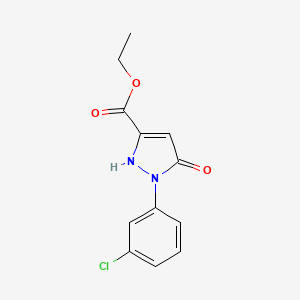 ethyl 1-(3-chlorophenyl)-5-hydroxy-1H-pyrazole-3-carboxylate
