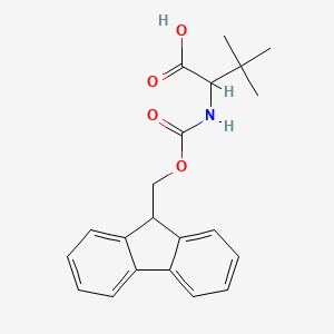 molecular formula C21H23NO4 B2647825 Fmoc-tBu-D-Gly-OH CAS No. 132684-60-7; 186320-21-8; 198543-64-5