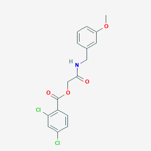 [2-[(3-Methoxyphenyl)methylamino]-2-oxoethyl] 2,4-dichlorobenzoate
