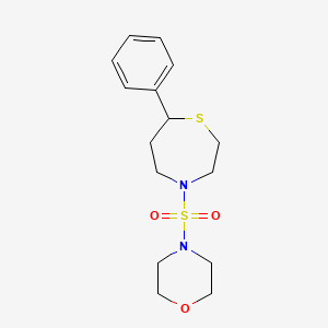 4-((7-Phenyl-1,4-thiazepan-4-yl)sulfonyl)morpholine