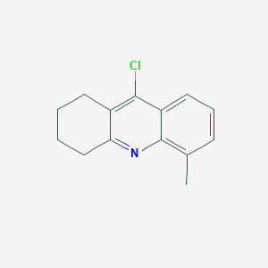 molecular formula C14H14ClN B2647927 9-Chloro-5-methyl-1,2,3,4-tetrahydroacridine CAS No. 5778-59-6