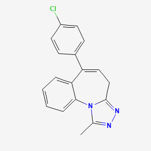 6-(4-Chlorophenyl)-1-methyl-4H-benzo[f][1,2,4]triazolo[4,3-a]azepine
