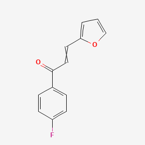 molecular formula C13H9FO2 B2647960 1-(4-Fluorophenyl)-3-(2-furyl)-2-propen-1-one CAS No. 1257127-89-1; 1565-90-8