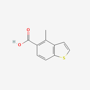 molecular formula C10H8O2S B2647963 4-Methyl-1-benzothiophene-5-carboxylic acid CAS No. 1547060-42-3
