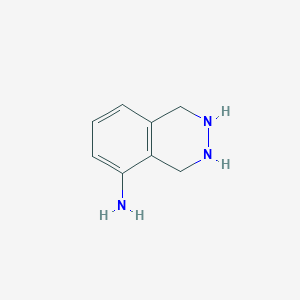 molecular formula C8H11N3 B2647968 1,2,3,4-Tetrahydrophthalazin-5-amine CAS No. 31590-56-4