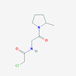 2-Chloro-N-[2-(2-methylpyrrolidin-1-yl)-2-oxoethyl]acetamide