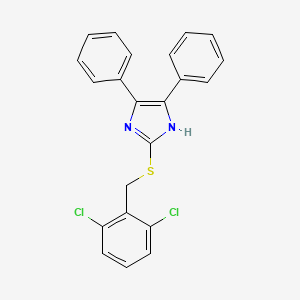2-[(2,6-dichlorobenzyl)sulfanyl]-4,5-diphenyl-1H-imidazole