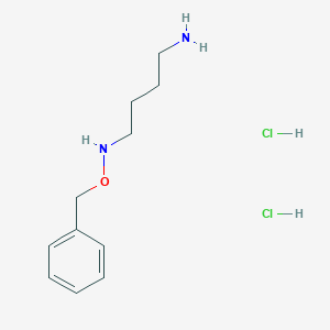 molecular formula C11H20Cl2N2O B2647996 (4-Aminobutyl)(benzyloxy)amine dihydrochloride CAS No. 84627-29-2