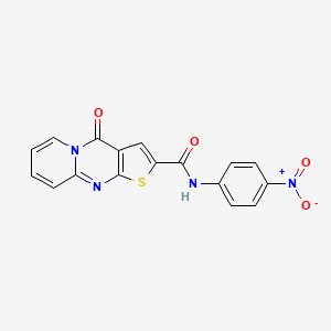 N-(4-nitrophenyl)-4-oxo-4H-pyrido[1,2-a]thieno[2,3-d]pyrimidine-2-carboxamide
