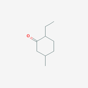 molecular formula C9H16O B2648003 2-Ethyl-5-methylcyclohexan-1-one CAS No. 116530-93-9
