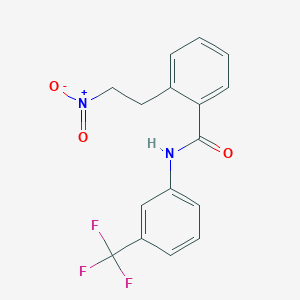 2-(2-nitroethyl)-N-[3-(trifluoromethyl)phenyl]benzamide
