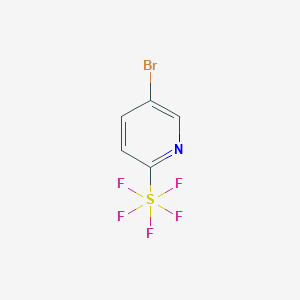 molecular formula C5H3BrF5NS B2648013 5-Bromopyridine-2-sulfurpentafluoride CAS No. 1686186-89-9