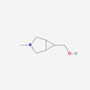 molecular formula C7H13NO B2648016 (3-Methyl-3-azabicyclo[3.1.0]hexan-6-yl)methanol CAS No. 1508175-90-3