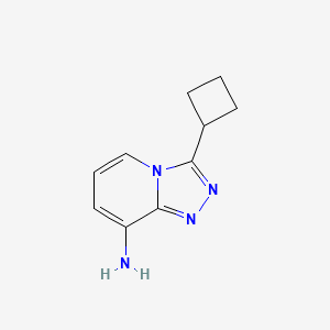 3-Cyclobutyl-[1,2,4]triazolo[4,3-a]pyridin-8-amine