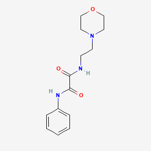 N-[2-(morpholin-4-yl)ethyl]-N'-phenylethanediamide