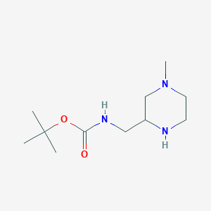 tert-butyl N-[(4-methylpiperazin-2-yl)methyl]carbamate