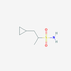 molecular formula C6H13NO2S B2648041 1-Cyclopropylpropane-2-sulfonamide CAS No. 1600484-63-6