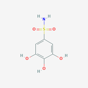 molecular formula C6H7NO5S B2648046 3,4,5-Trihydroxybenzenesulfonamide CAS No. 2355804-35-0