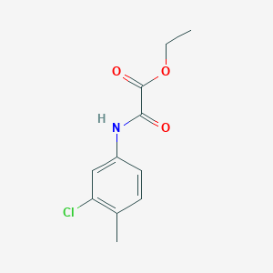 Ethyl [(3-chloro-4-methylphenyl)carbamoyl]formate