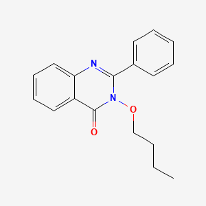 molecular formula C18H18N2O2 B2648068 3-Butoxy-2-phenylquinazolin-4-one CAS No. 72805-21-1