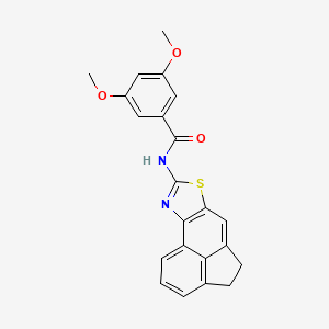 N-(4,5-dihydroacenaphtho[5,4-d]thiazol-8-yl)-3,5-dimethoxybenzamide