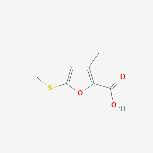 3-Methyl-5-(methylsulfanyl)furan-2-carboxylic acid
