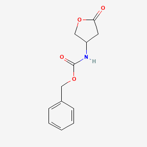 molecular formula C12H13NO4 B2648094 Benzyl (5-oxotetrahydrofuran-3-yl)carbamate CAS No. 305859-68-1