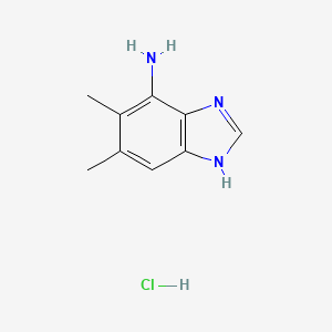 5,6-Dimethyl-1H-benzimidazol-7-amine hydrochloride